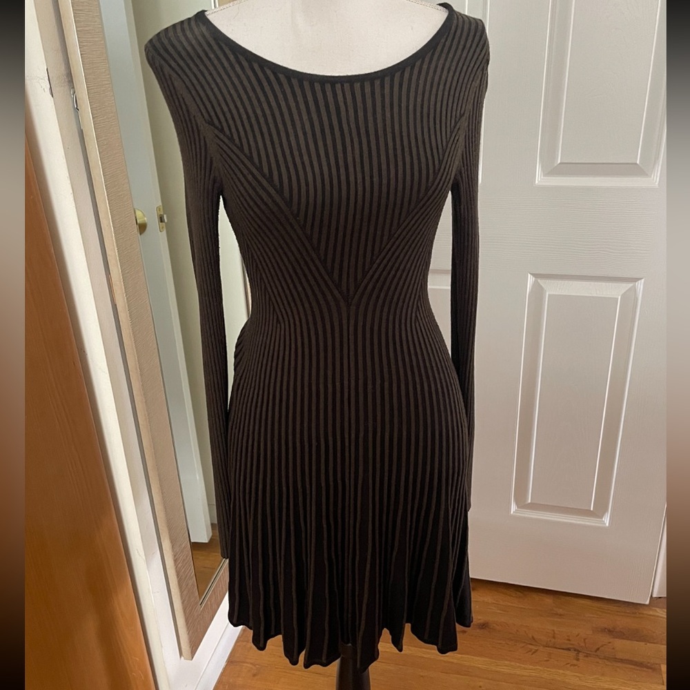 Express Ribbed Knit Sweater Dress